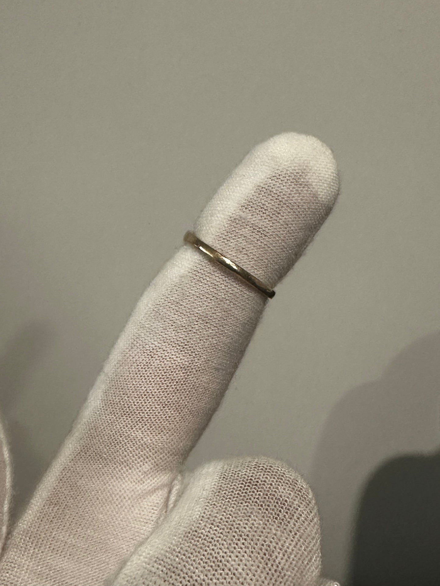 10K Gold Diamond Ring Size 6 3/4