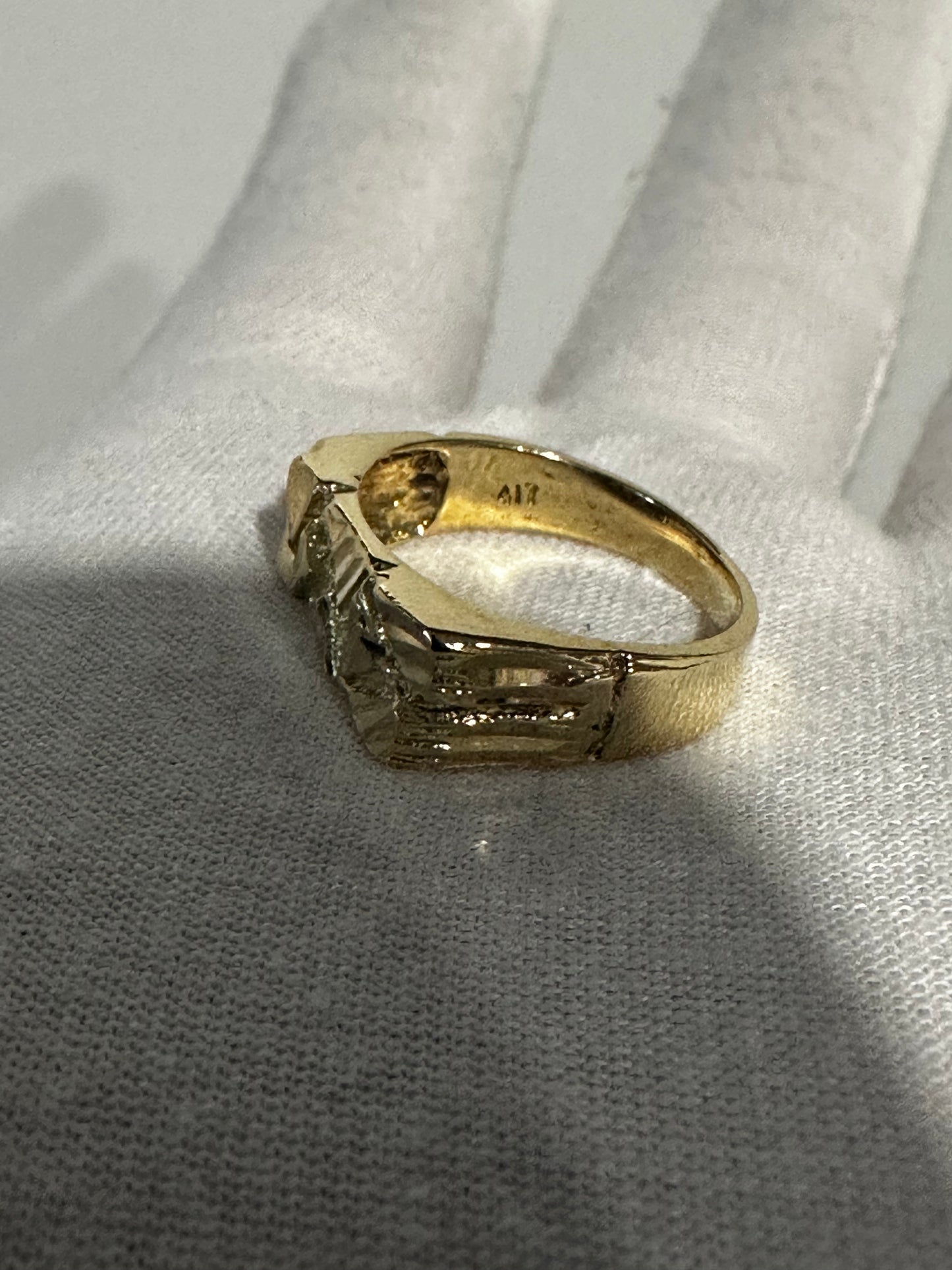 10K Nugget Ring Size 7