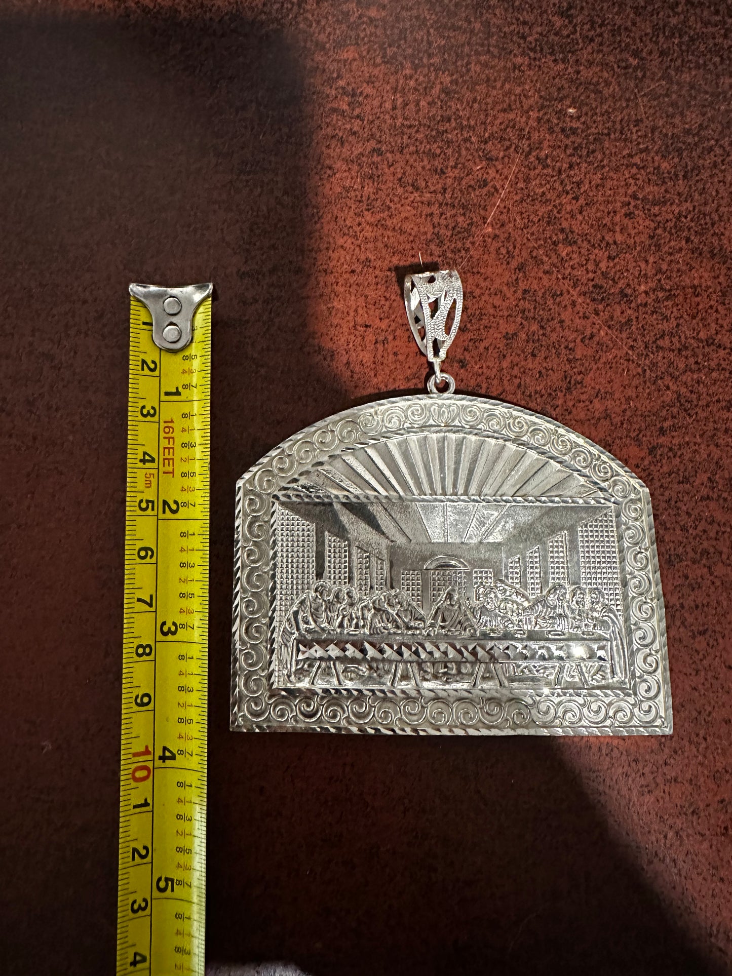 Silver Last Supper Pendant