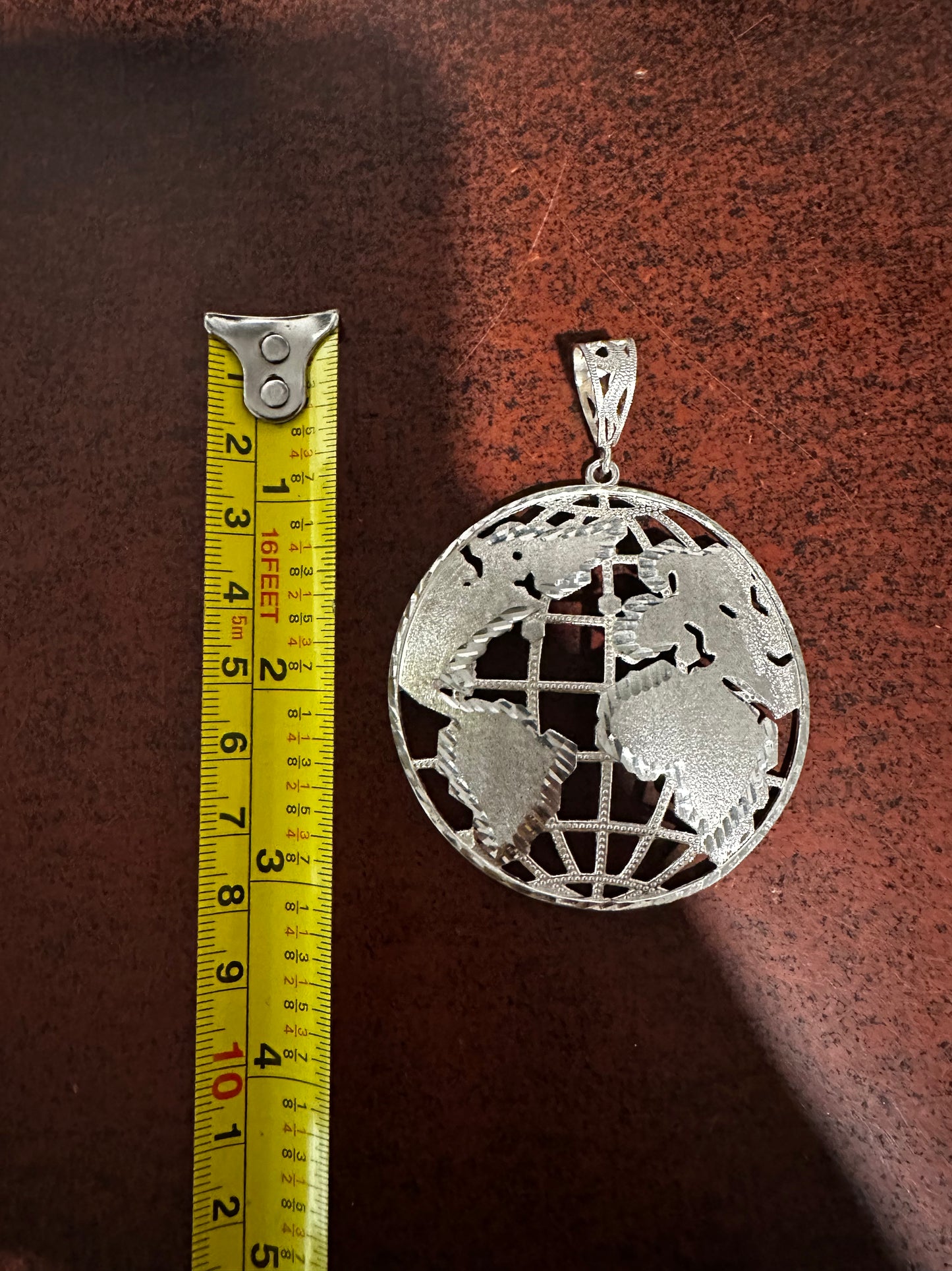 Silver Globe Pendant