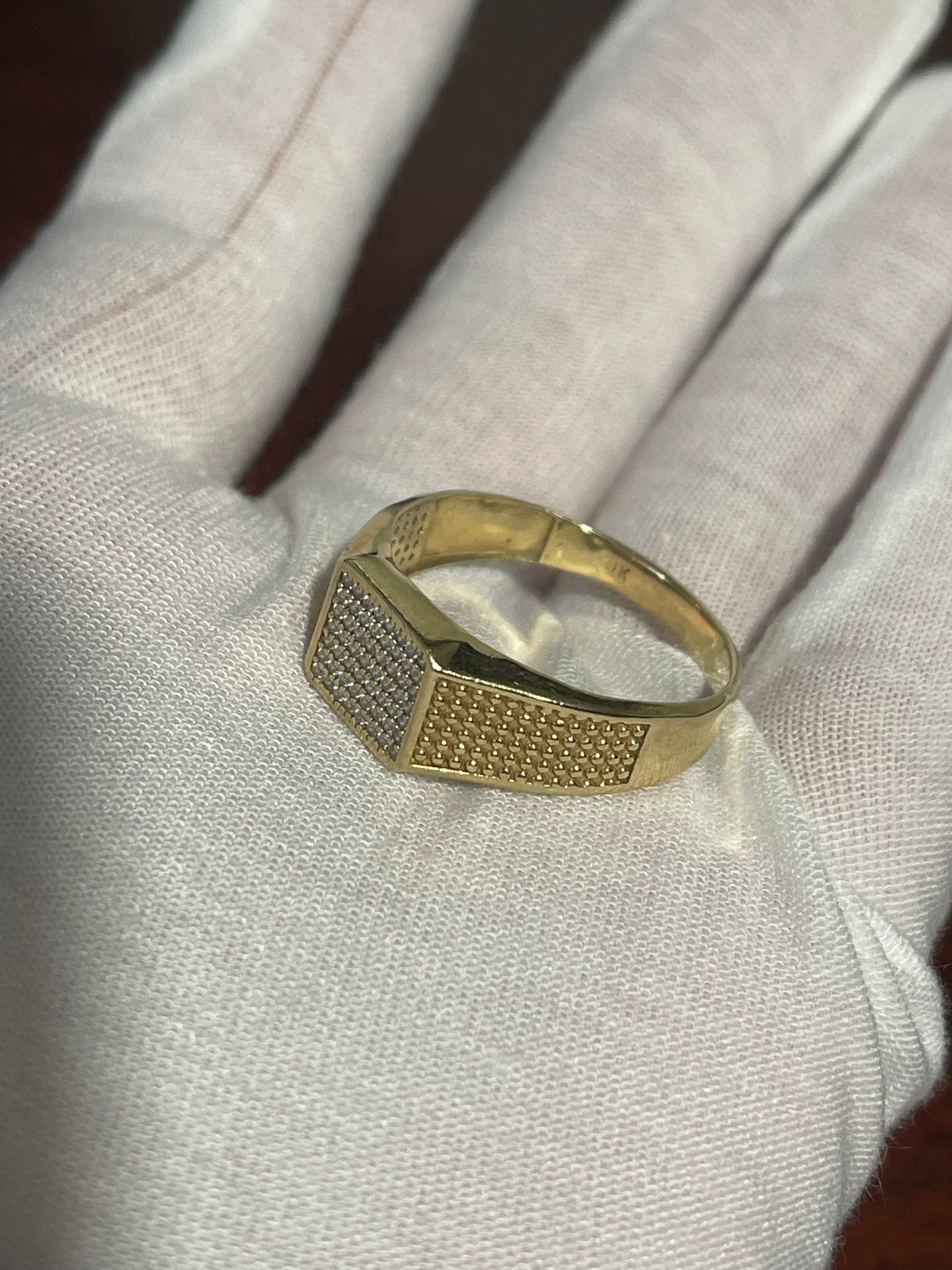 10K Diamond Ring