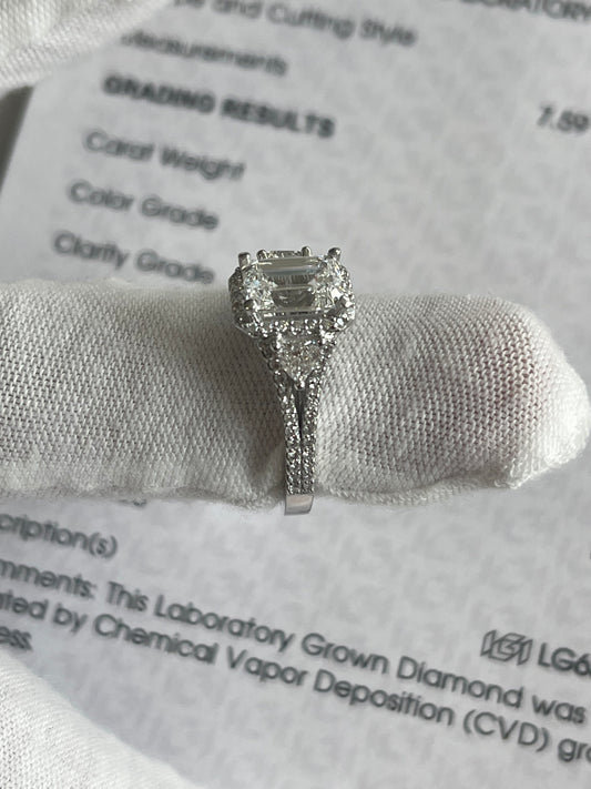 14K White Gold 2.3ct Diamond Ring