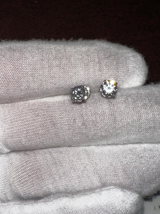 14K VVS 1.11ct Studs