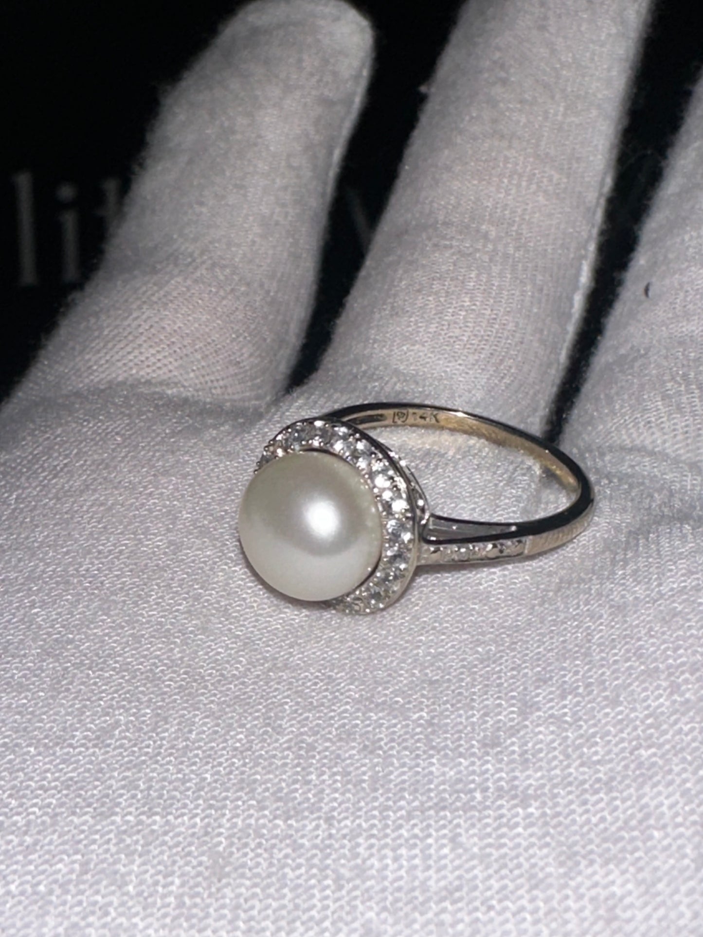 14K Freshwater Pearl Ring