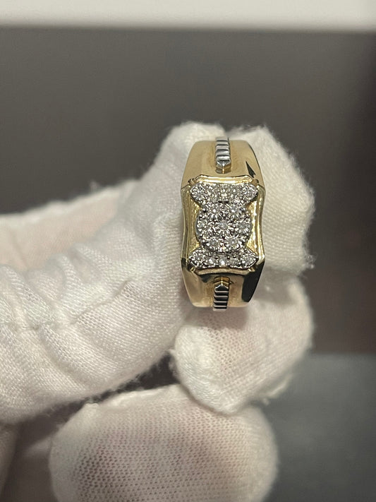 10K Natural Diamond Ring