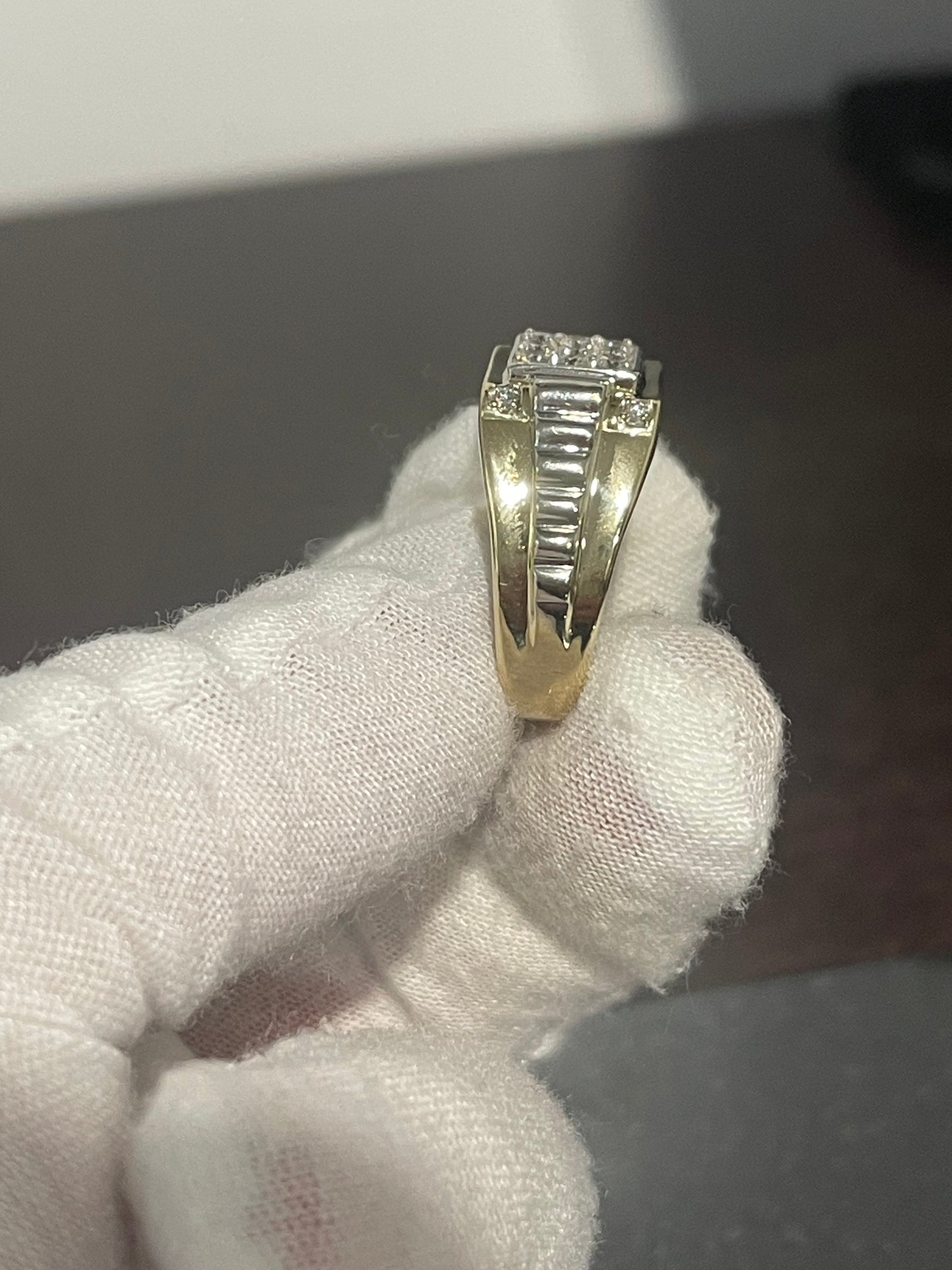 10K Natural Diamond Ring