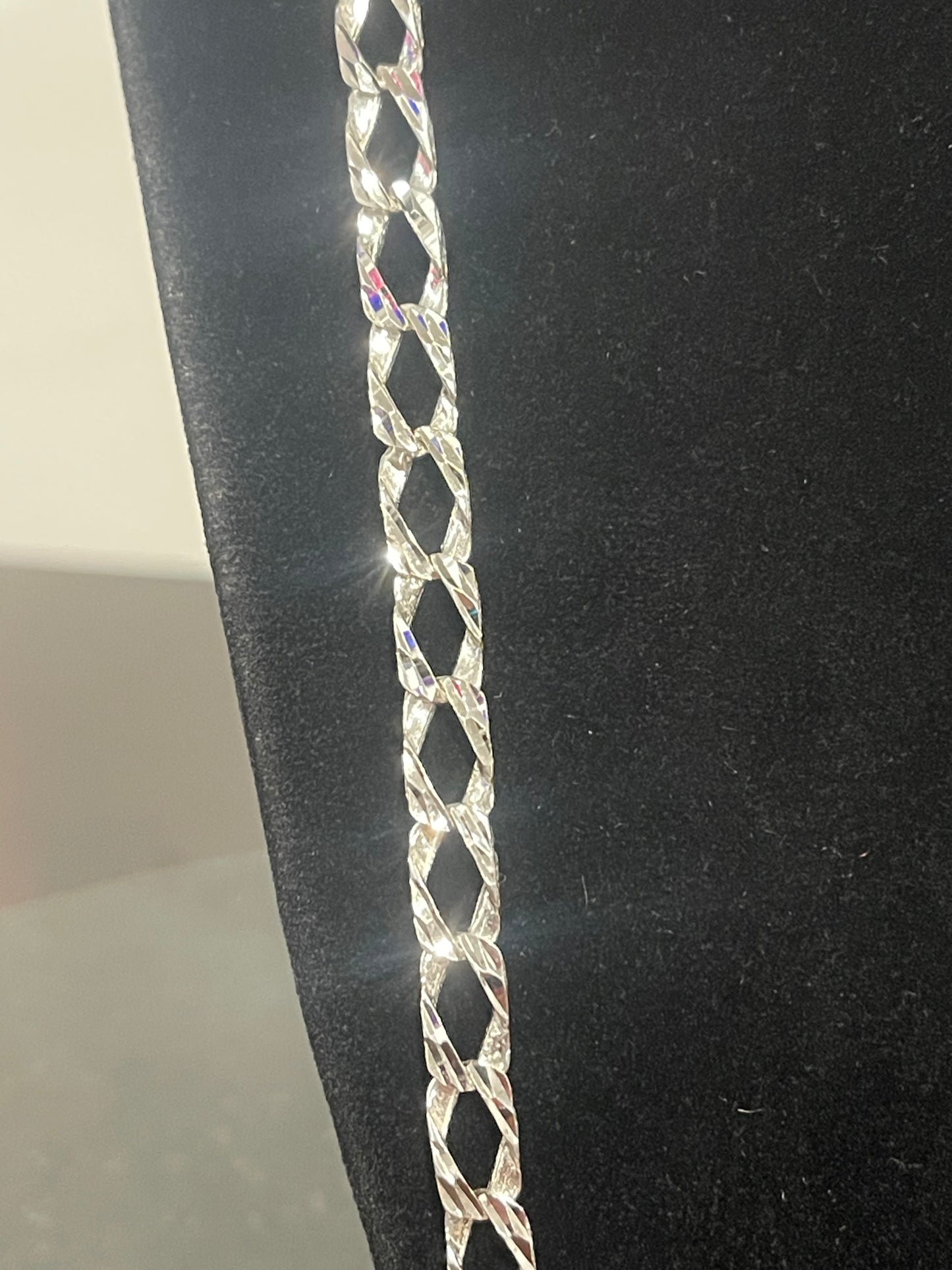 Silver DC Chain 26”