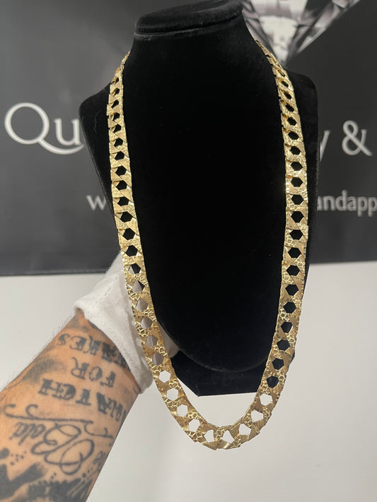 10K DC Nugget Chain 26”
